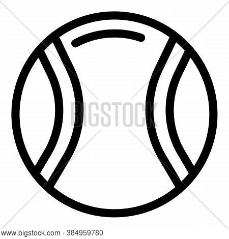 Hurling Ball Icon. Outline Hurling Ball Vector Icon For Web Design Isolated On White Background