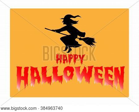Halloween Logo Or Greeting Card, Vector, Eps 10