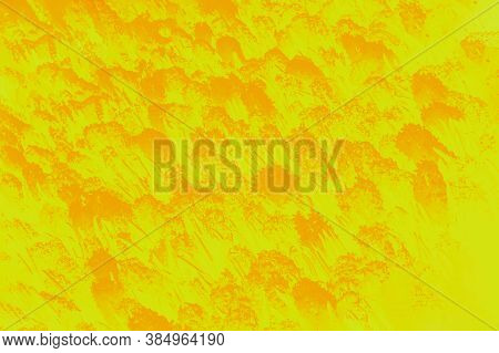 Trendy 2021 Year Green Sheen Color With Amberglow Orange Color Spots Background. Hyacinths Flowers P