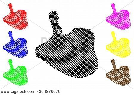 Mecca City (kingdom Of Saudi Arabia, Mecca Or Makkah Al-mukarrammah Region) Map Vector Illustration,