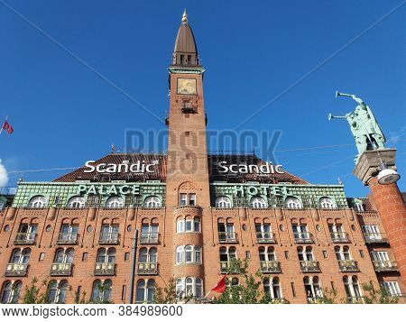 Copenhagen, Denmark - Circa August 2017: Scandic Palace Hotel Facade