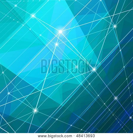 Abstrait bleu.