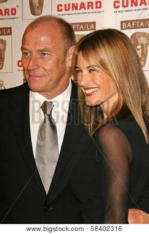 LOS ANGELES - NOVEMBER 2: Corbin Bernsen and Amanda Pays at the 2005 BAFTA/LA Cunard Britannia Awards at Hyatt Regency Century Plaza Hotel on November 2, 2006 in Century City, CA.