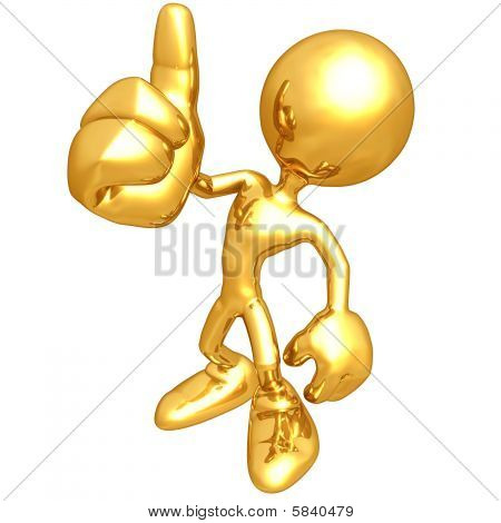 Mini gold-Kerl