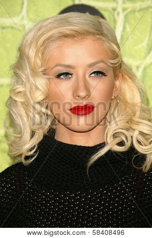 LOS ANGELES - NOVEMBER 02: Christina Aguilera at the Motorola 8th Anniversary Party at Hollywood Palladium on November 02, 2006 in Hollywood, CA.