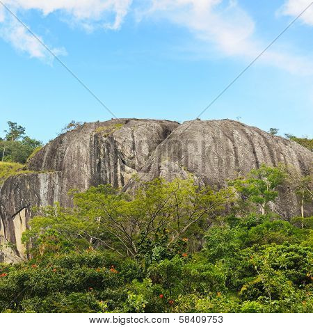 Mountains And Blue Sky In Sri Lanka