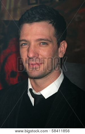 HOLLYWOOD - OCTOBER 25: JC Chasez at the launch for the Xbox 360 game 