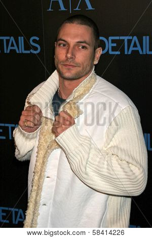 HOLLYWOOD - DECEMBER 07: Kevin Federline at Armani Exchange and Details Magazine's 