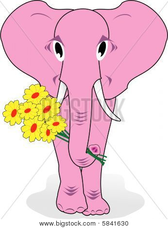Rosa Elefant