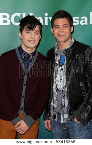 Andy Mientus, Jeremy Jordon at NBC Universal's 