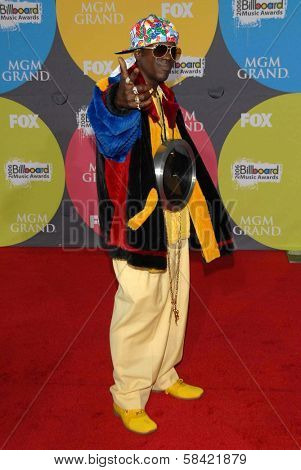 LAS VEGAS - DECEMBER 04: Flavor Flav arriving at the 2006 Billboard Music Awards, MGM Grand Hotel December 04, 2006 in Las Vegas, NV