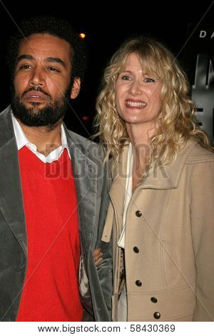 LOS ANGELES - DECEMBER 09: Laura Dern and Ben Harper at the Los Angeles Premiere of Inland Empire at LACMA December 09, 2006 in Los Angeles, CA.