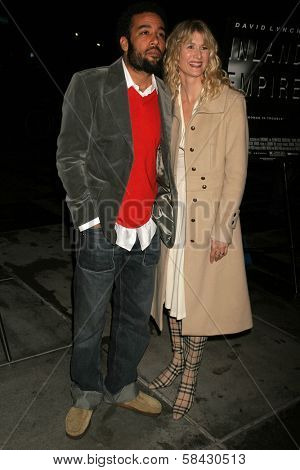 LOS ANGELES - DECEMBER 09: Laura Dern and Ben Harper at the Los Angeles Premiere of Inland Empire at LACMA December 09, 2006 in Los Angeles, CA.