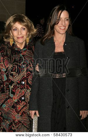 LOS ANGELES - DECEMBER 09: Veronique Passani and Cecilia Peck at the Los Angeles Premiere of Inland Empire at LACMA December 09, 2006 in Los Angeles, CA.