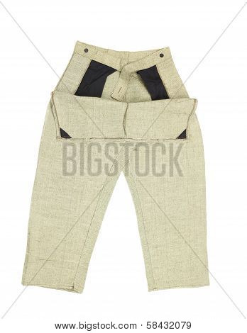Working pants gray color.