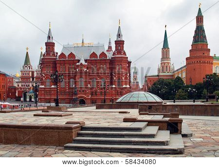 Manezh Square in Moscow