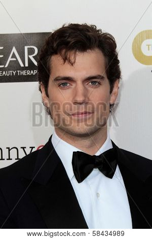 Henry Cavill at the 18th Annual Critics' Choice Movie Awards Arrivals, Barker Hangar, Santa Monica, CA 01-10-13