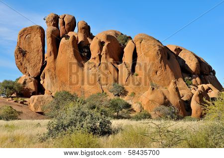Rock Formation At Spitzkoppe