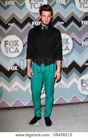 Nico Tortorella at the FOX Winter TCA All-Star Party 2013, Langham Huntington Hotel, Pasadena, CA 01-08-13