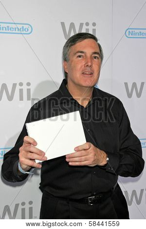 George Harrison at the party celebrating the launch of Nintendo's Game Console Wii. Boulevard 3, Los Angeles, California. November 16, 2006.