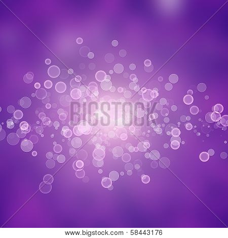 Bright Colorful Bokeh Light Effect Background