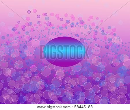 Abstract Purple Color Bokeh Background
