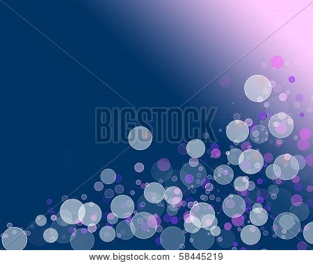 Light Colored Pink - Blue Abstract Lights Background