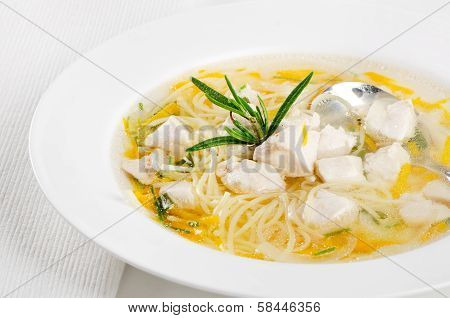 Bowl Of Chicken Vegetable Soup