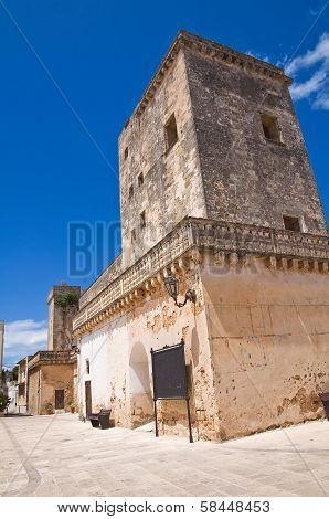 Castle of Felline. Puglia. Italy.