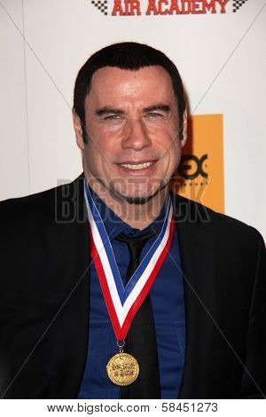 John Travolta at Living Legends of Aviation, Beverly Hilton, Beverly Hills, CA 01-18-13
