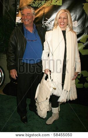 HOLLYWOOD - DECEMBER 21: Peter Falk and Shera Danese at the premiere screening of 