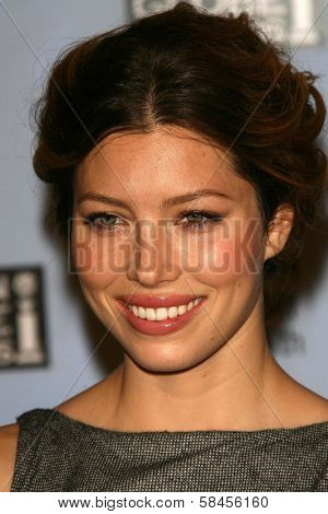 BEVERLY HILLS - DECEMBER 14: Jessica Biel at the Nomination Announcement For The 64th Annual Golden Globe Awards on December 14, 2006 at Beverly Hilton in Beverly Hills, CA.