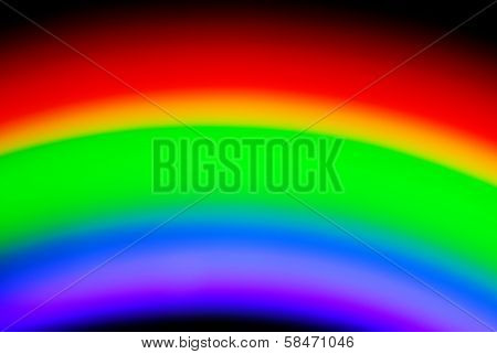 color spectrum blurry background