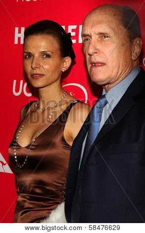 Luciana Pedraza and Robert Duvall at the Billy Wilder Theater Opening Tribute. Hammer Museum, Westwood, California. December 3, 2006.