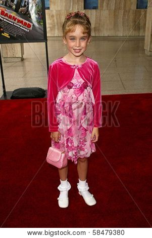 HOLLYWOOD - JULY 30: Madeline Lovejoy at the World Premiere of 
