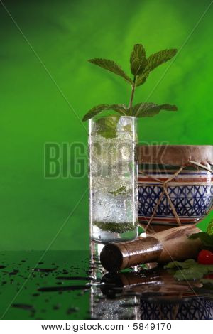 Muddler e Mojito con bongo