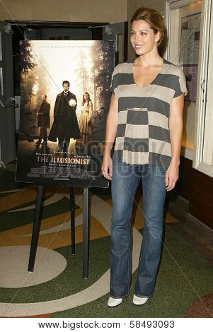 SANTA MONICA - JULY 28: Jessica Biel at the sneak preview of 