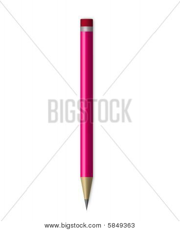 Lápis de cor de rosa