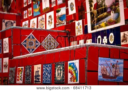 Selaron Stairs in Rio de Janeiro