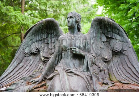 Grave at Melaten Friedhof in Cologne, Germany 