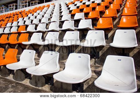 Empty Stadium Seat.