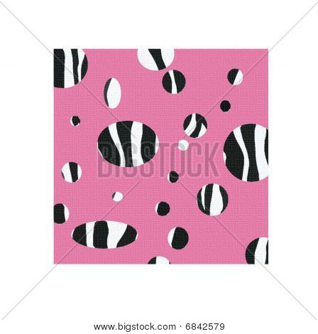Zebra Print Swatch Pattern