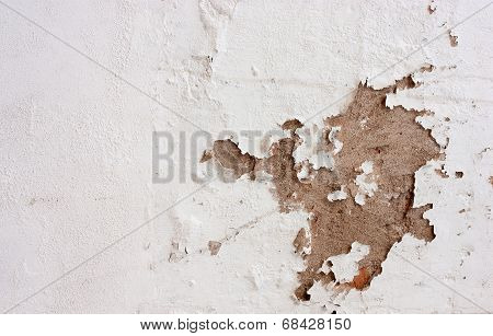 White Wall With Waiting