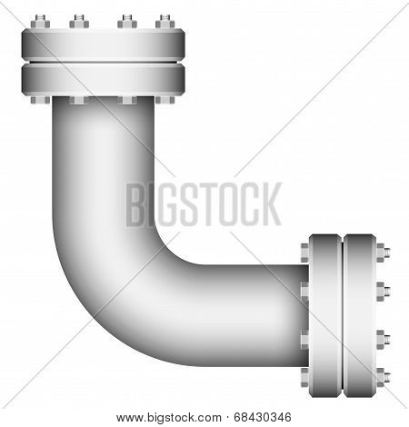 Pipe corner element