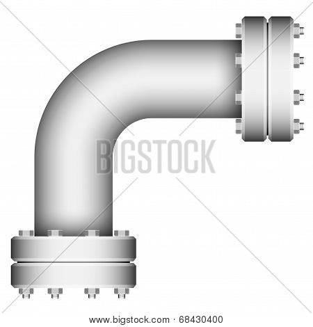 Pipe corner element