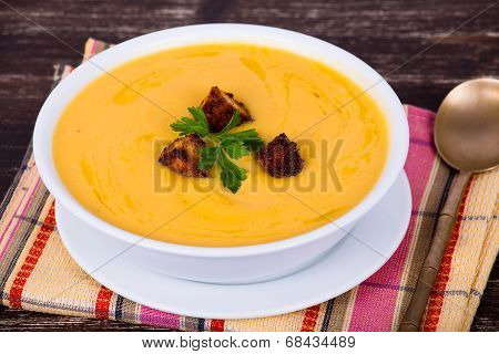 Apple Pumpkin Cream Soup