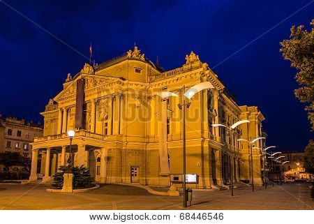 Croatian National Theatre Ivan Zajc In Rijeka
