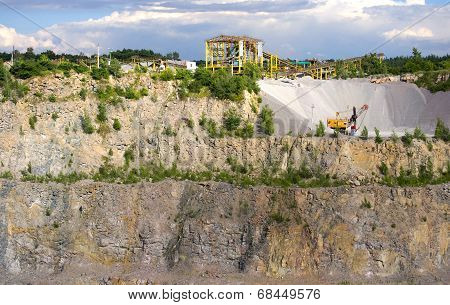 Stonecutter In A Granite Quarry