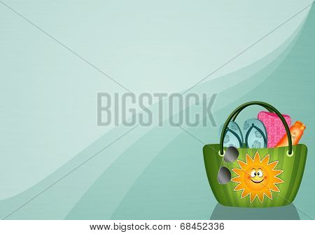 Beach Bag Background