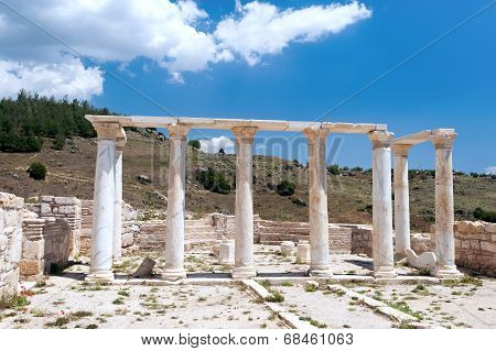 Ancient Castle In Pamukkale